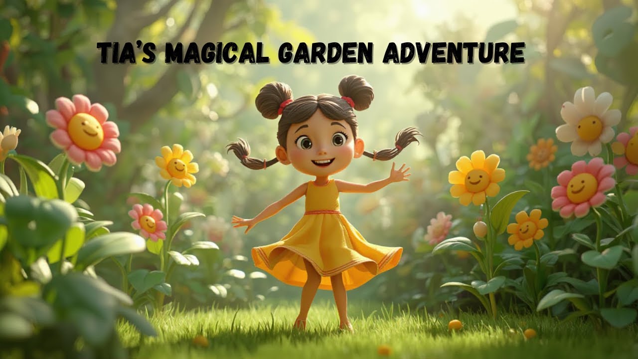 Tia&rsquo;s Magical Garden Adventure | Kids Learning Song About Plants & Nature!