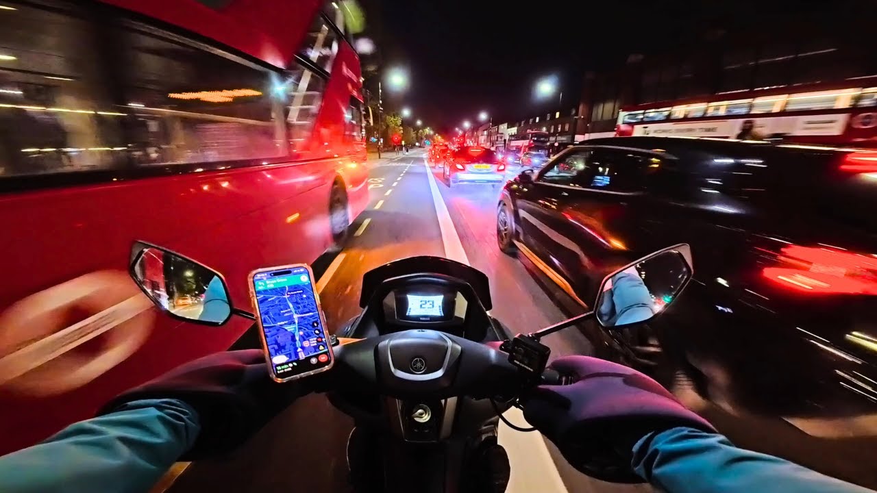 POV: You’re a Food Delivery Rider in London | Yamaha NMAX 125