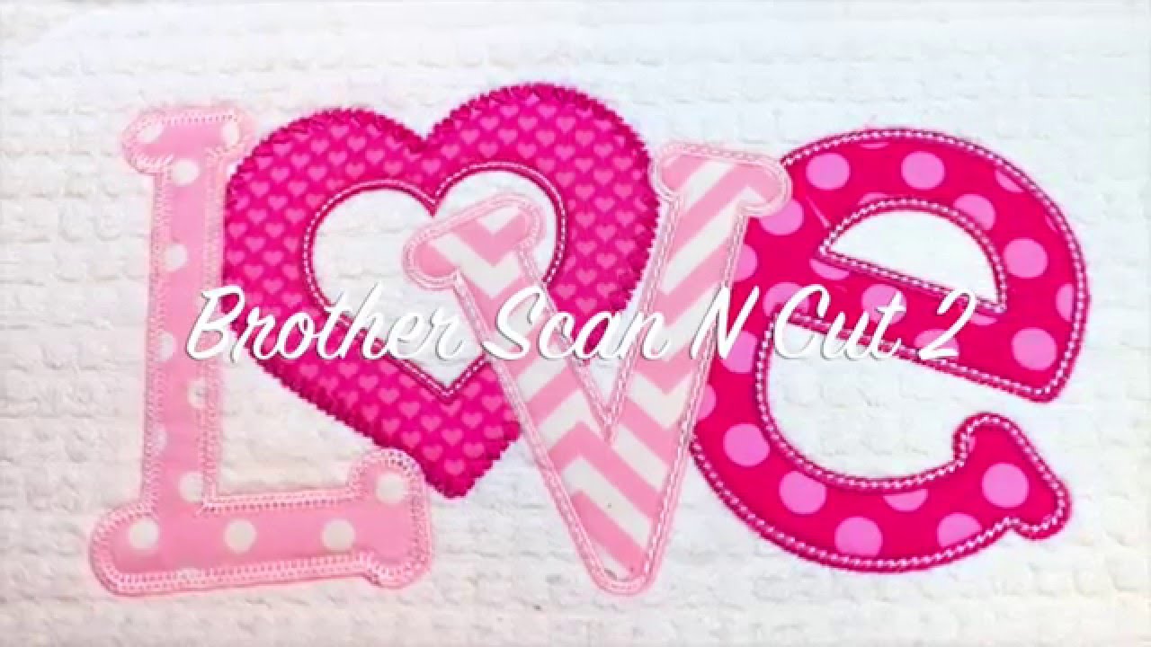 Brother Scan N Cut 2 (Cutting Fabric for Machine Embroidery)