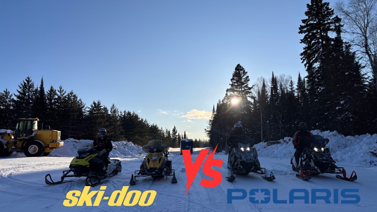 Trail Skidoo vs Polaris.