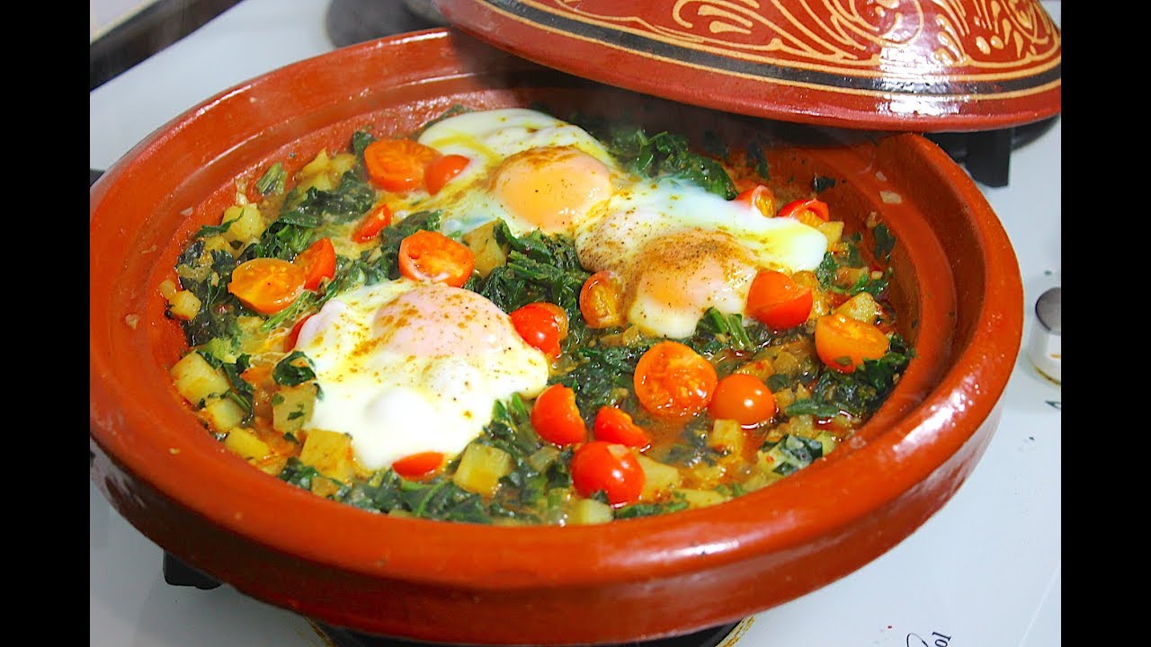 TAJINE AUX EPINARDS RECETTE FACILE ET RAPIDE
