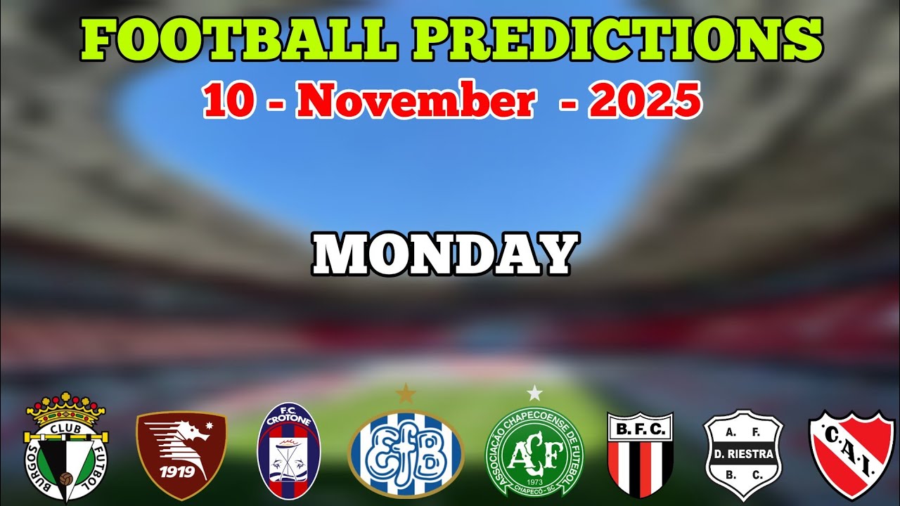 FOOTBALL PREDICTIONS TODAY 10 NOVEMBER | LA LIGA 2 | BETTING TIPS | GOLDEN PICKS PLUS