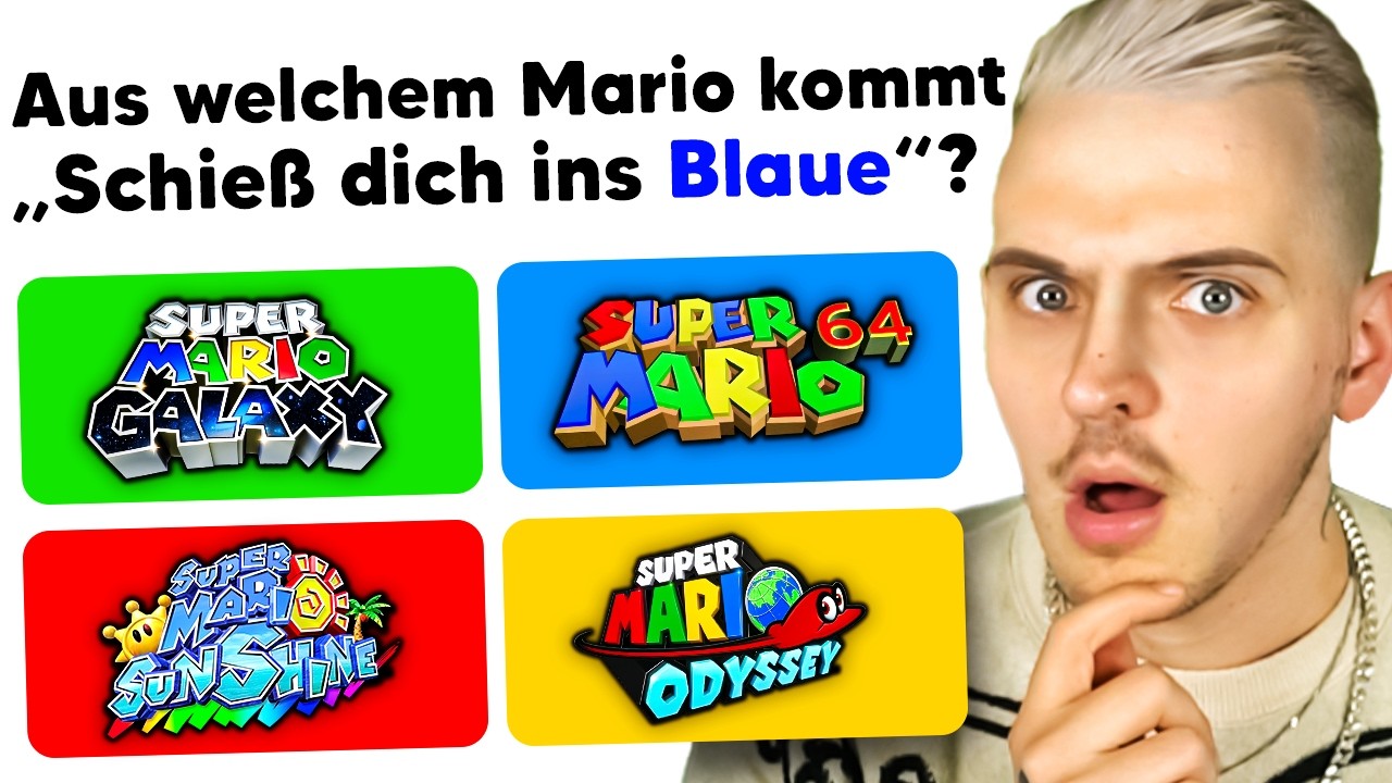 Kannst DU diese 100 Mario Fragen beantworten?