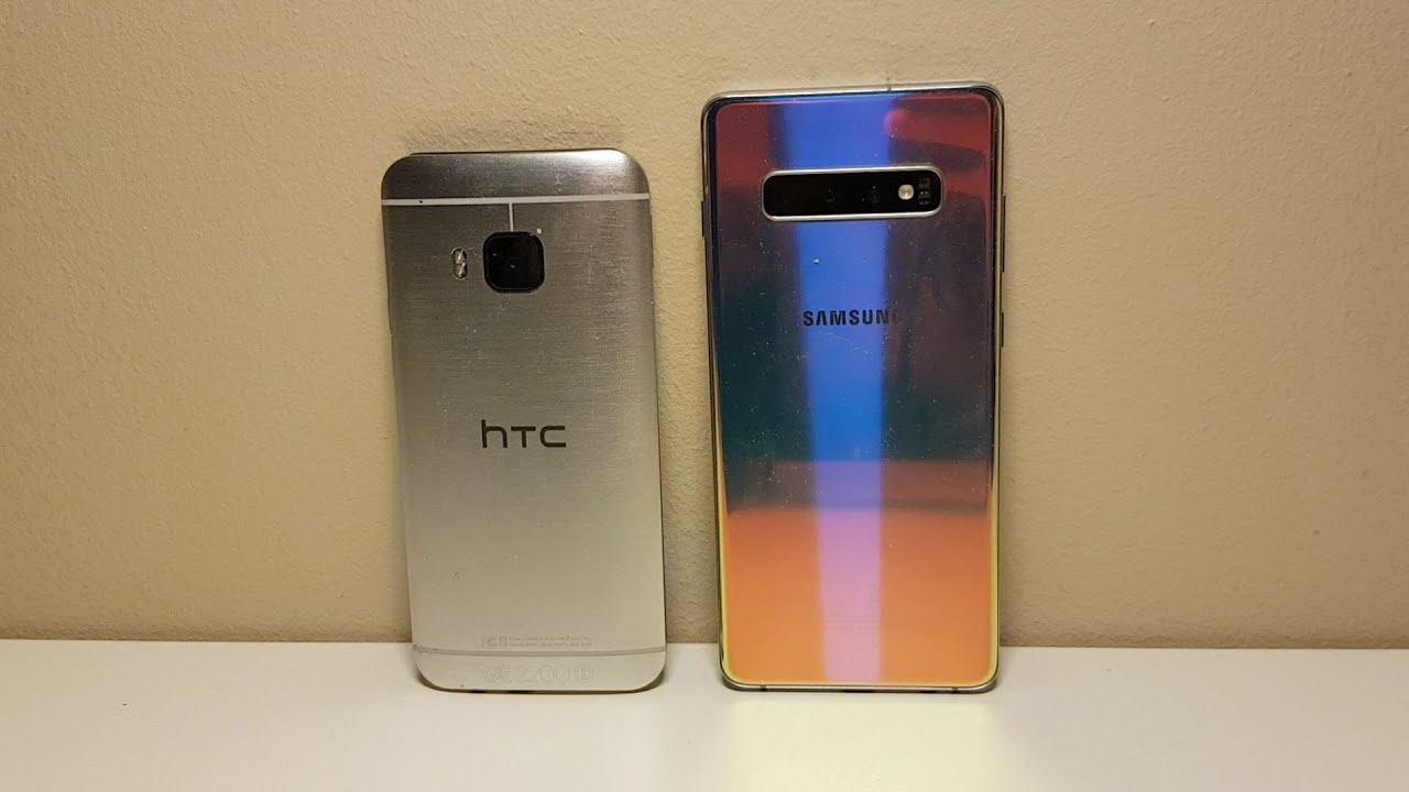 Samsung Galaxy S10+ vs. HTC One M9 - Size Comparison!
