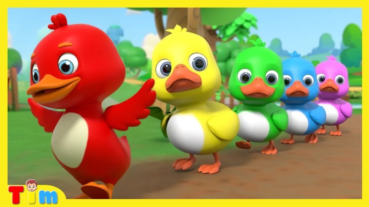 Five Little Ducks + More Nursery Rhymes and Kids Songs | Tim Time