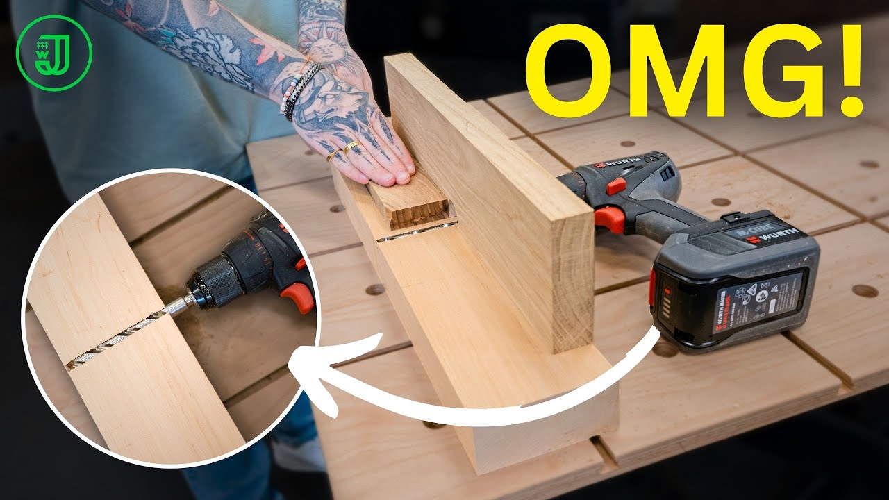 Holz ABRICHTEN mit dem AKKUSCHRAUBER 👉 Dieser TRICK verändert ALLES! | Jonas Winkler