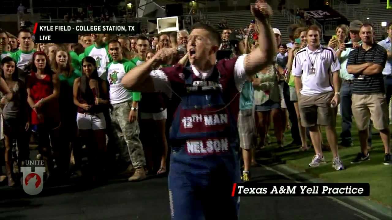 UNITE Goes LIVE to Texas A&M Midnight Yell Practice