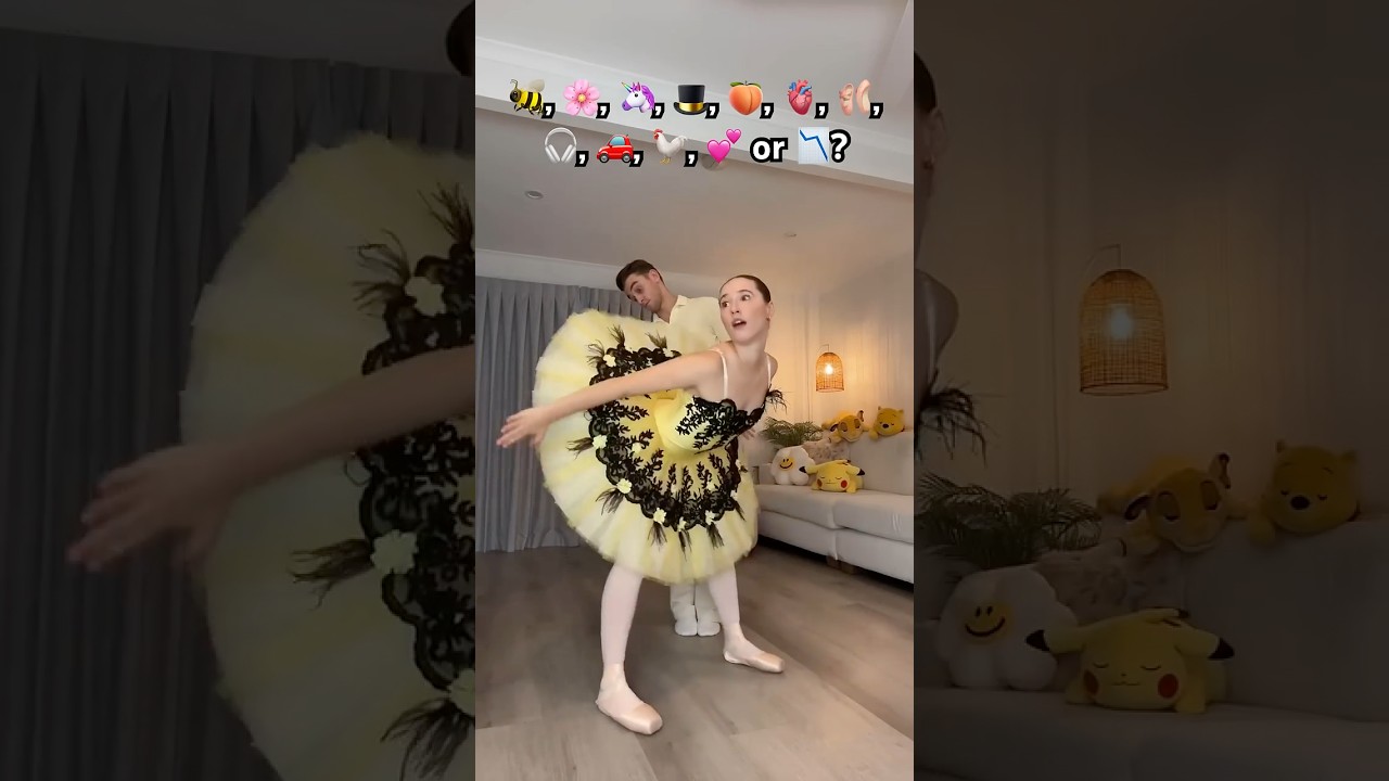 WE NEED TO KNOW!? 🩰😅 - Jasmin and James #dance #trend #viral #couple #funny #ballet #shorts