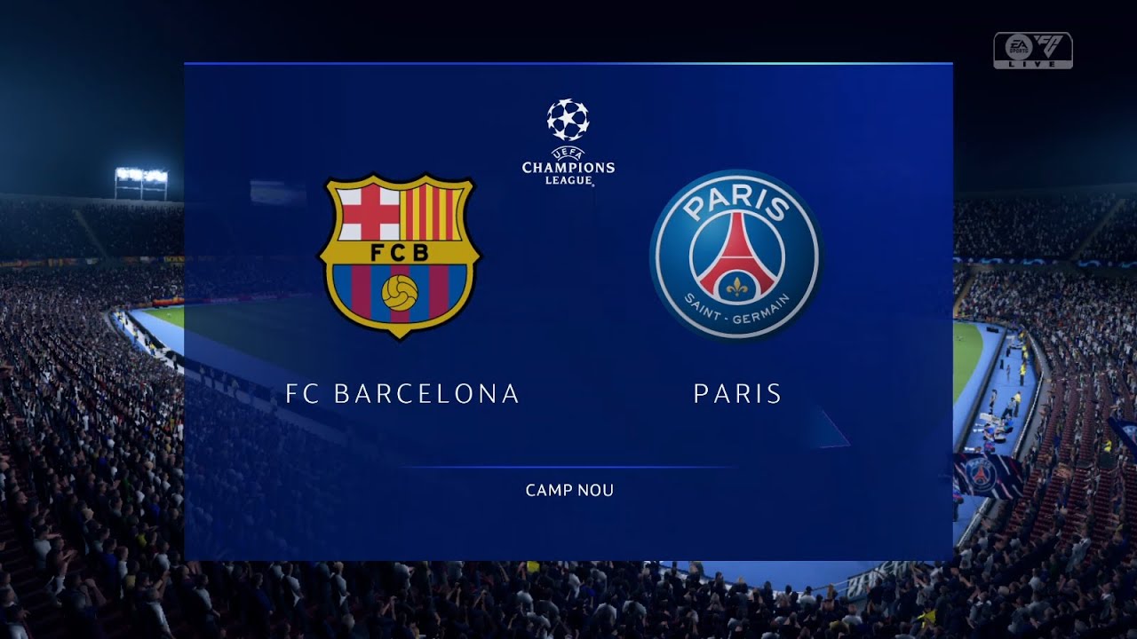Barcelona vs PSG | Champions League 2025/26 | FIFA 19 Mod EAFC 25 Gameplay Simulation