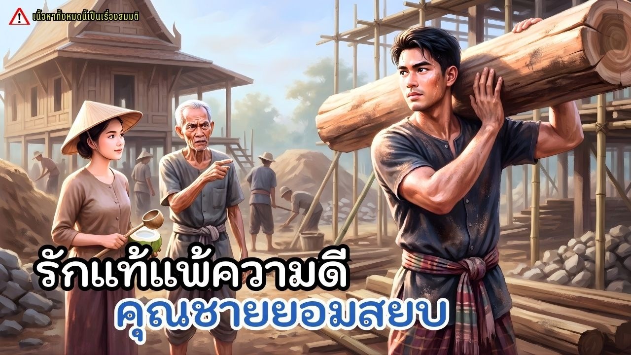 คุณชายปลอมตัวเป็นคนงาน หารักแท้ มีเพียงแม่ค้าขนมครกที่แบ่งข้าว วันเปิดตัวสะใภ้เจ้าสัวทั้งตลาดช็อก