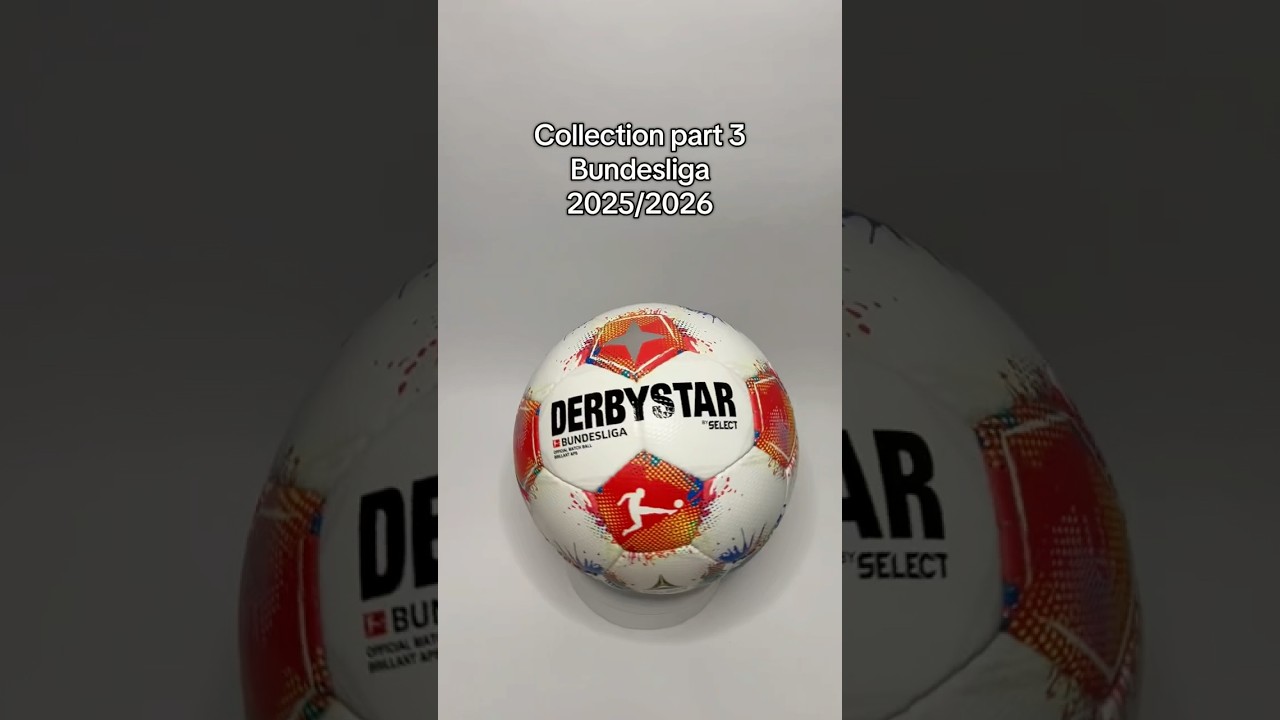 Ball 3 official match ball collection: #bundesliga 2025/2026 #derbystar