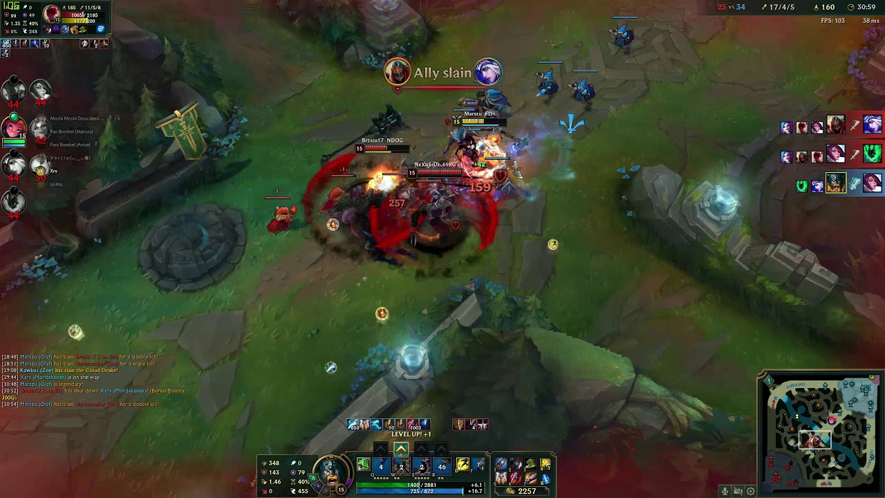 Penta kill Olaf Patch 9.23