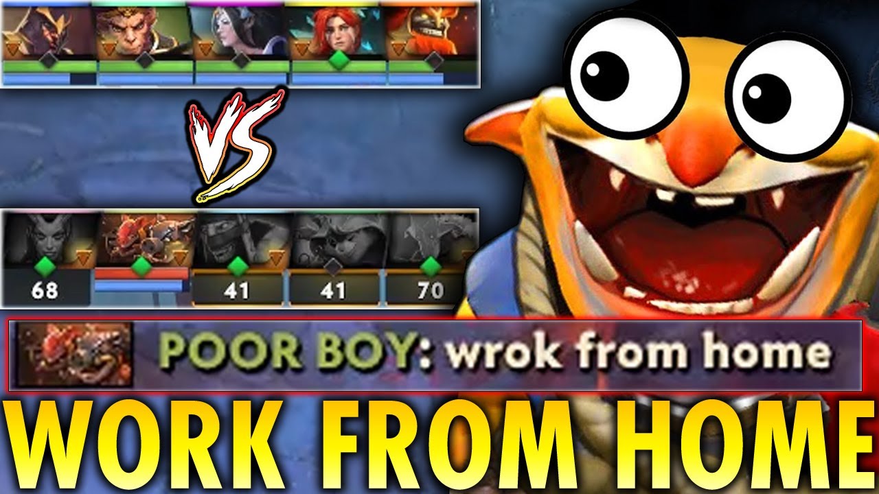 IMPOSSIBLE 1v5 Handle!! - Techies Work from Home 7.28 Patch!! | Techies Official