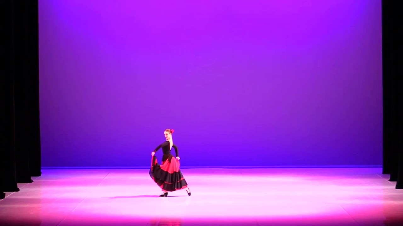 Ewelina Keller-character dance Mercedes from ballet Don Quixote-graduation performance