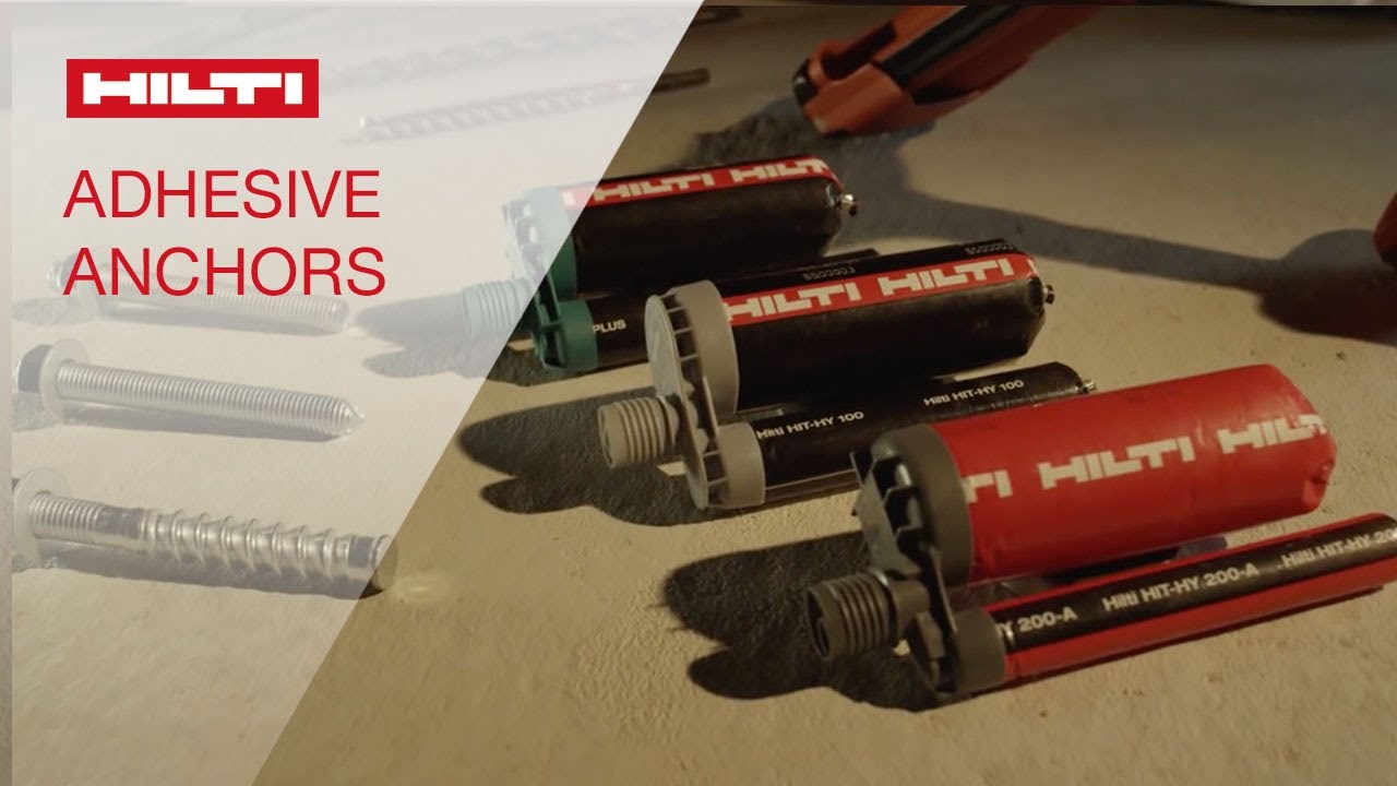 REVIEW of the Hilti anchor portfolio - fast cure adhesives and anchor rods