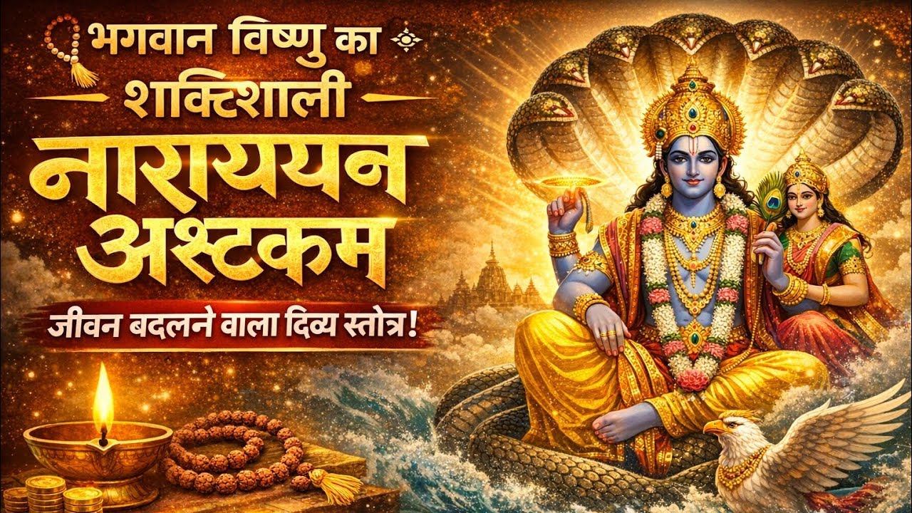 “📿 भगवान विष्णु का शक्तिशाली नारायण अष्टकम – जीवन बदलने वाला दिव्य स्तोत्र!”