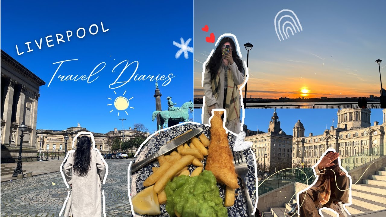 UK Travel Vlog : one day in Liverpool | evening walk | sunset 🌅