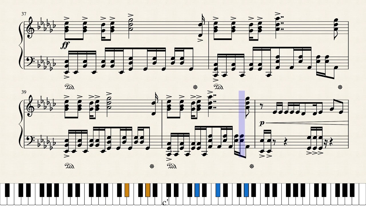 Yanagi Nagi - Zoetrope [REMASTERED] (Piano sheet music)