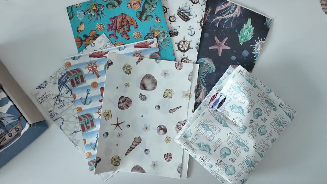 Scrapbooking with Our New Collage Book | Ocean-Themed Projects