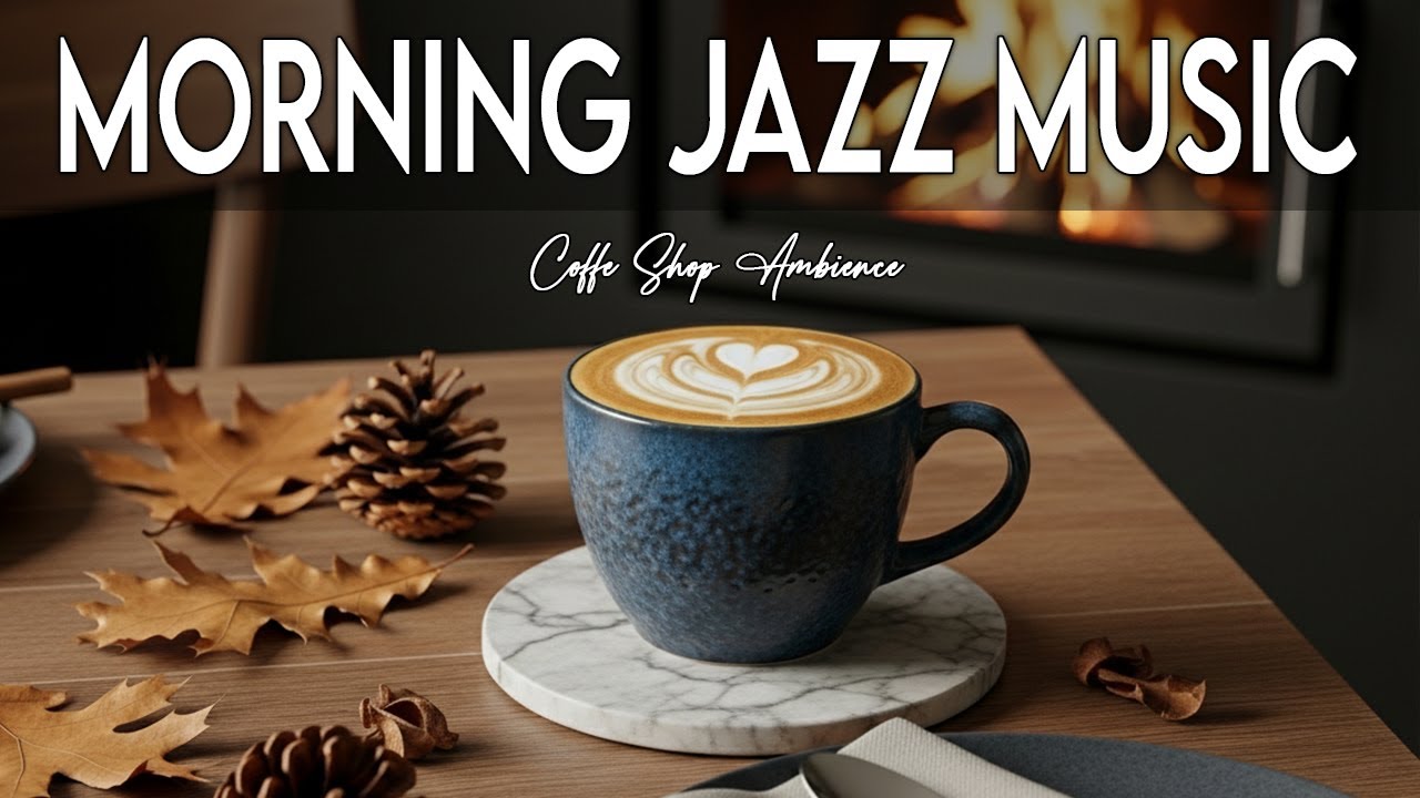 Morning Jazz ☕ Fireplace Bossa Clarity Flow for Sharp Focus, Clear Minds & Fresh Study Energy 🌙