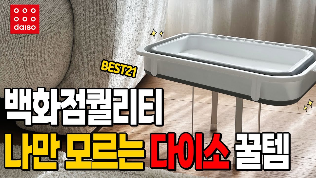 단돈 천 원으로 삶의 질 수직 상승 | 다이소 직원도 추천하는 꿀템 21가지 | 다이소 신상 | 품절 대란 | 공간활용200% | 주방정리