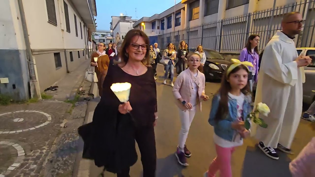 Filmato Processione, Parrocchia Maria SS. Annunziata e Sant'Antonio, Frattamaggiore 13.04.2024