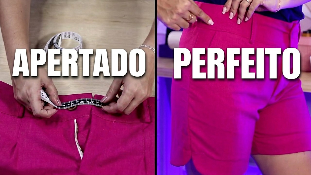 Como Alargar Bermuda na Cintura - Essa é Uma Forma Bem Diferente de Alargar Bermuda Ou Shorts
