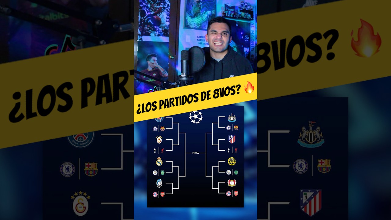 Listos los clasificados a 8vos de Champions ⭐️ &iquest;Qu&eacute; cruces quieren ver?