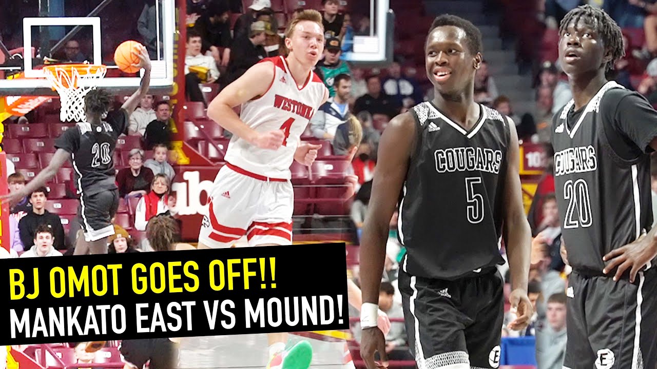BJ Omot Takes Over In State Quarterfinal!! Mankato East vs Mound Westonka!
