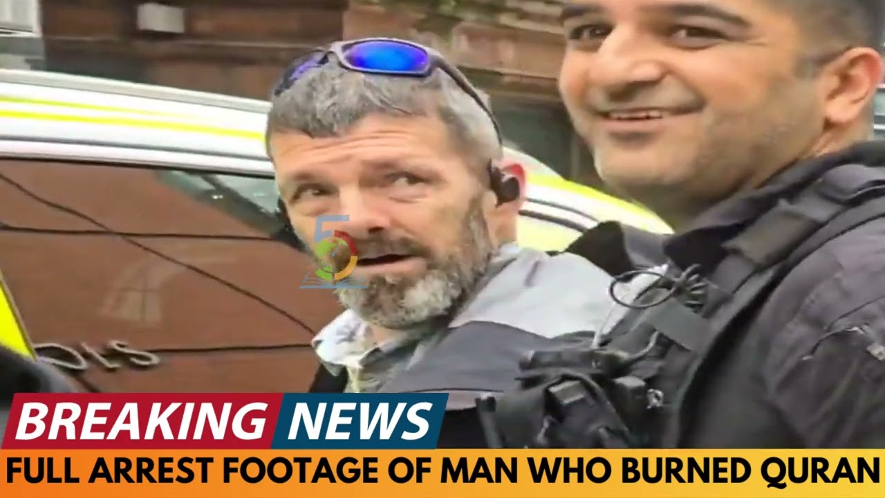 BREAKING NEWS: FULL ARREST FOOTAGE OF MANCHESTER BOOK BURNER RELEASED
