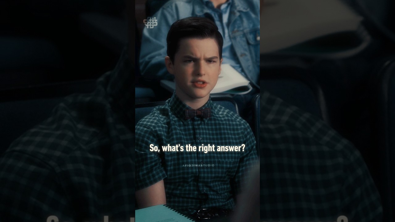 Ethics Assignment, part 1. // Young Sheldon #tvshow #sitcom #funny #comedy #sheldon #ethics #science