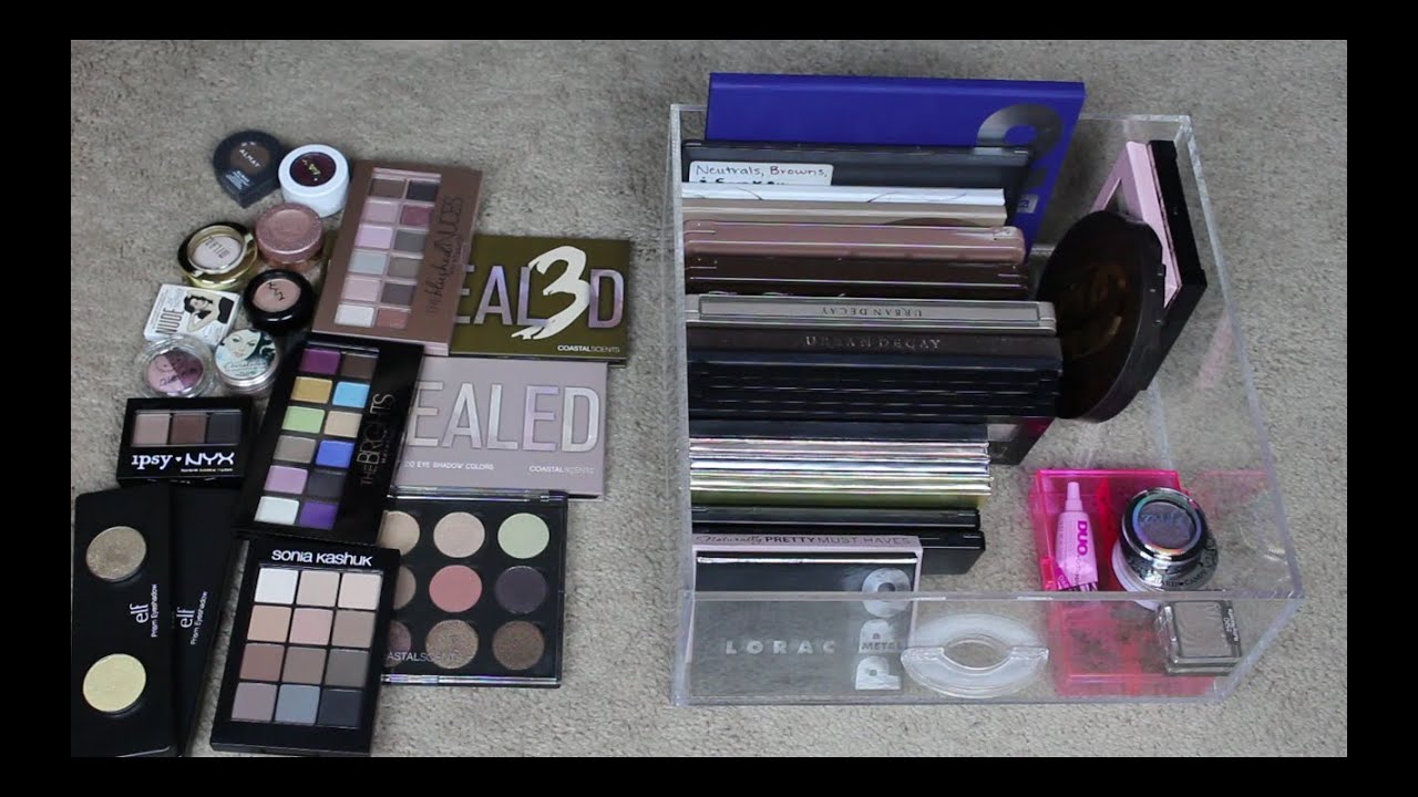Makeup Declutter Series: Eyeshadow Singles & Palettes!