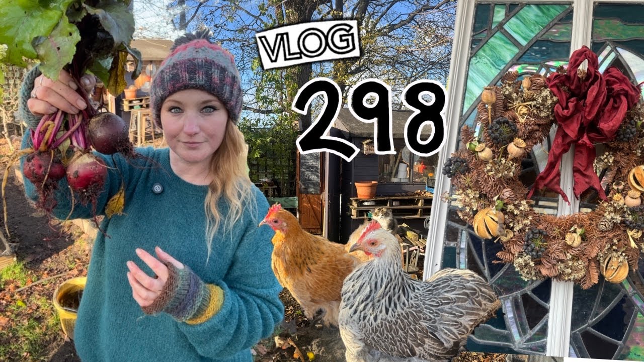 Last Days of December || Late Harvests in the Garden | Wreath Pimping || Plot 37