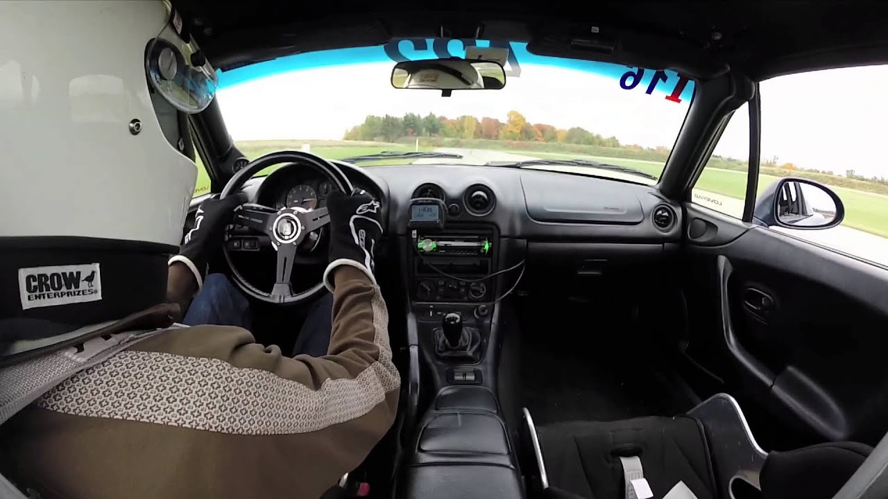 KMiata Testing - K24 powered Miata - Gingerman Raceway
