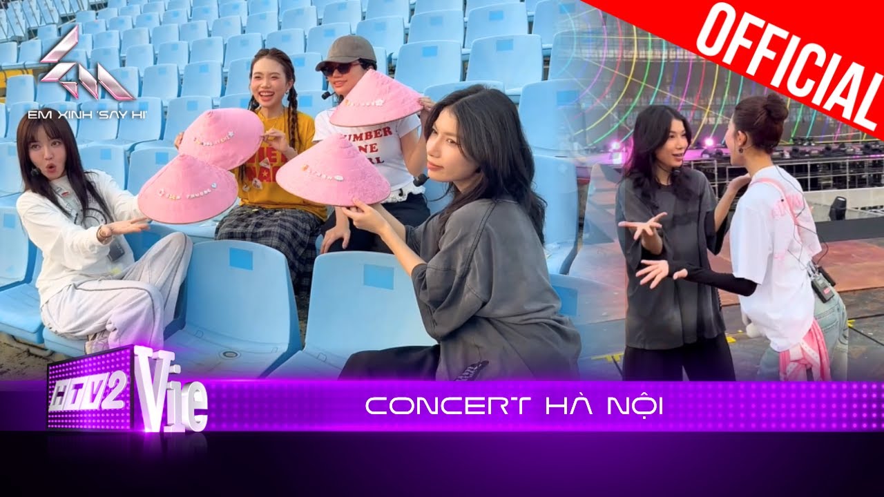 [BTS Concert] LyHan Phương Mỹ Chi...tự tay chuẩn bị quà, Best 5 rehearsal tại Mỹ Đình|Em Xinh Say Hi