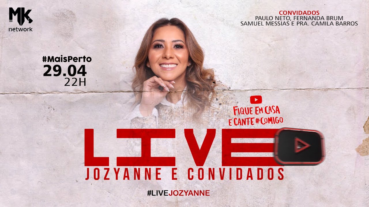 🔴 JOZYANNE - Live 1 #FiqueEmCasa Adore #Comigo #MaisPerto #MKnetwork