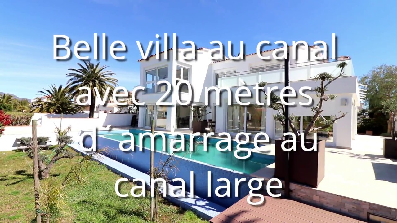 Immo Vogt & Marin Empuriabrava -  Costa Brava Villa de Luxe  à vendre à Empuriabrava