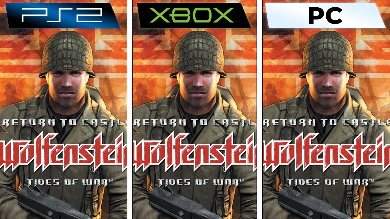 Return to Castle Wolfenstein (2001) PS2 vs XBOX vs PC (Graphics Comparison)