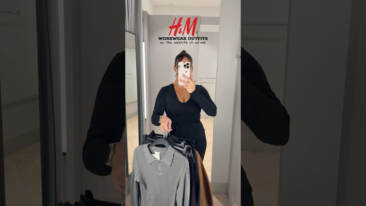 H&M ON THE WEBSITE VS ON ME - WORKWEAR OUTFITS 💼 #hm #hmnewin #workwear #officewear #tryonhaul