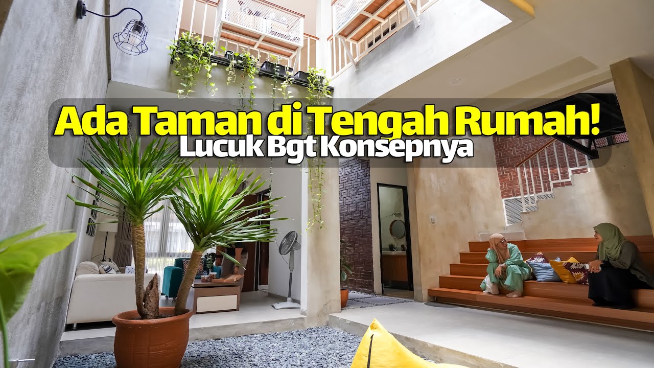 Rumah Tropis Ada Taman Cantik di Tengahnya! Inspirahoms: Neni Hadiastuti