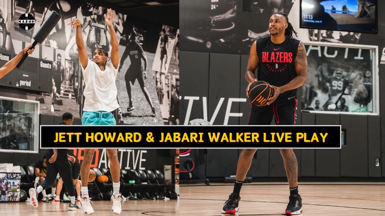 Read Defense & Make Decision Live Play | Orlando Magic Jett Howard, Trail Blazers Jabari Walker
