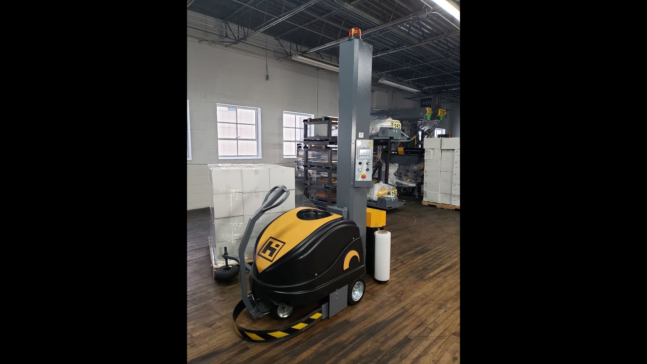 Mobile Robot Stretch Wrapper Demo - Handle It