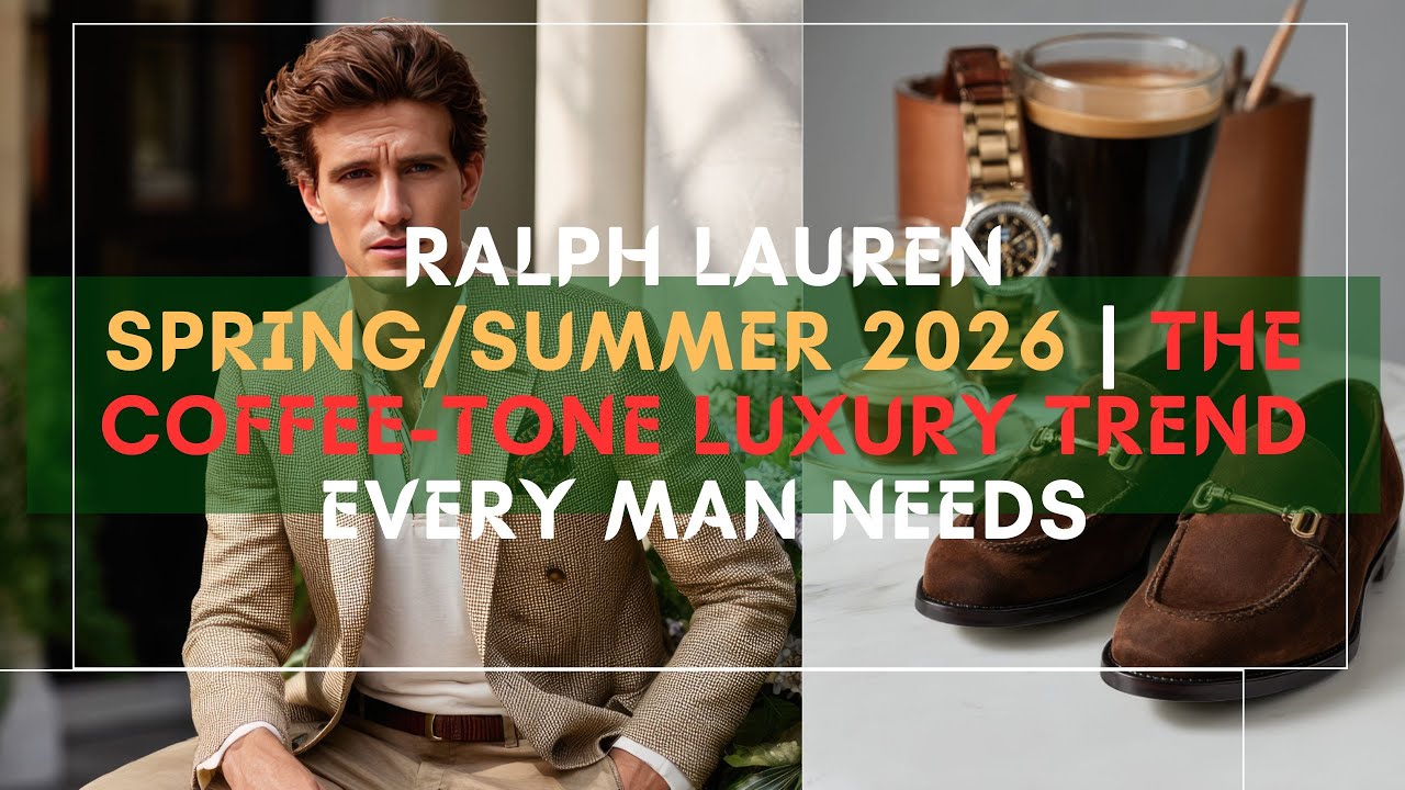 Ralph Lauren Spring/Summer 2026  |  The Coffee-Tone Luxury Trend Every Man Needs