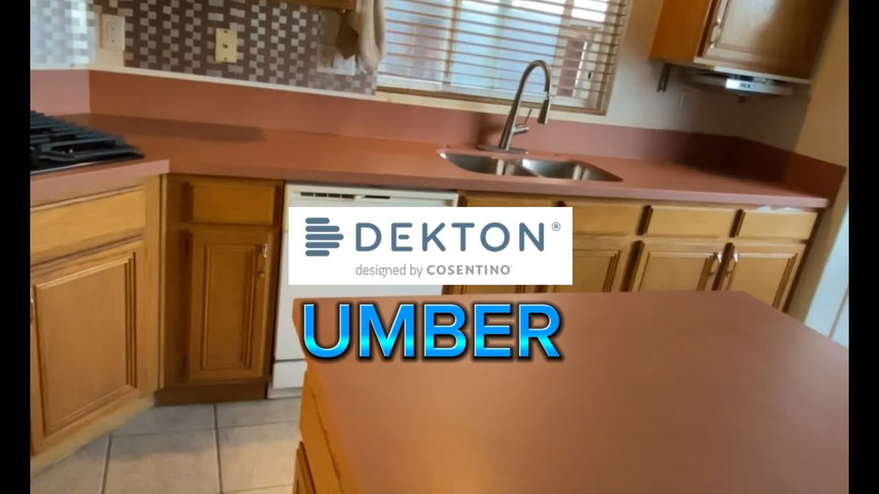 Dekton Umber Kitchen Countertop Kitchen Countertop #dektonumber #dekton #kitchen