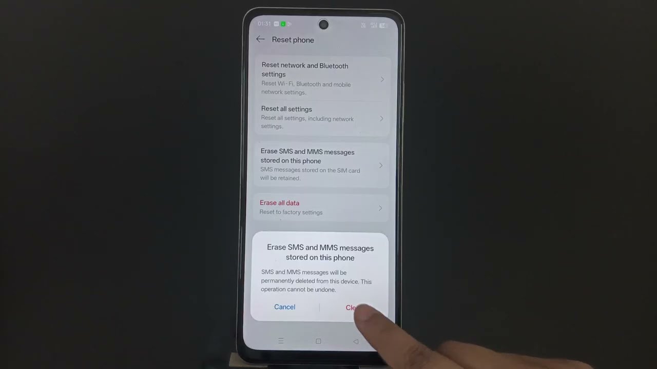 How to Clear SMS and MMS Messages on Realme C83 5G | Realme C83 5G Delete All SMS Quickly