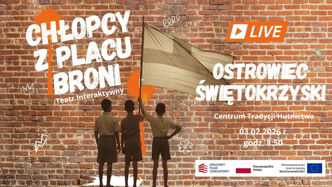 Chłopcy z Placu Broni - Teatr interaktywny Ostrowiec Świętokrzyski 03.02.2026