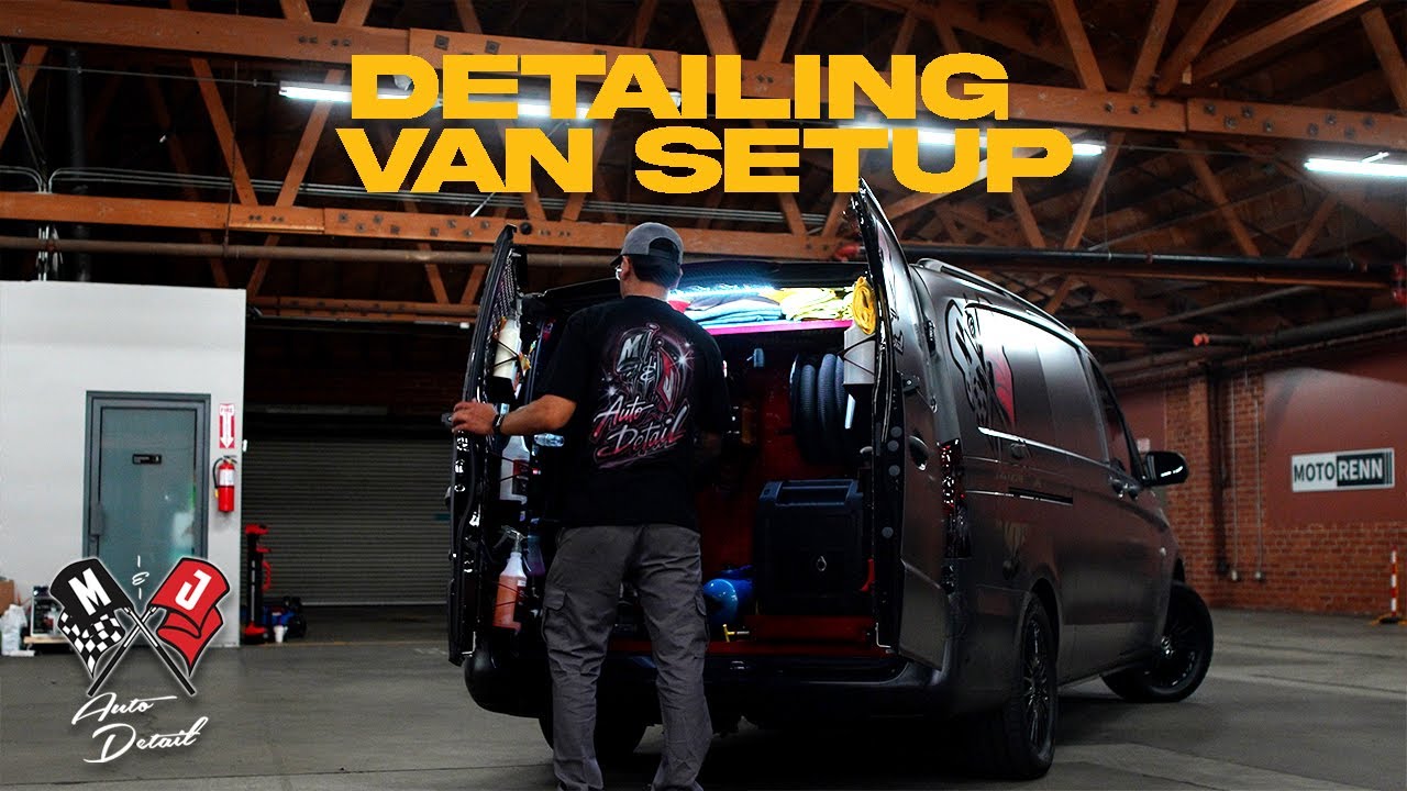 DETAILING VAN TOUR ! | NEW SHOP | MJDETAIL