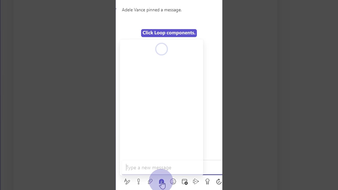 Work together efficiently with loop components in Microsoft Teams