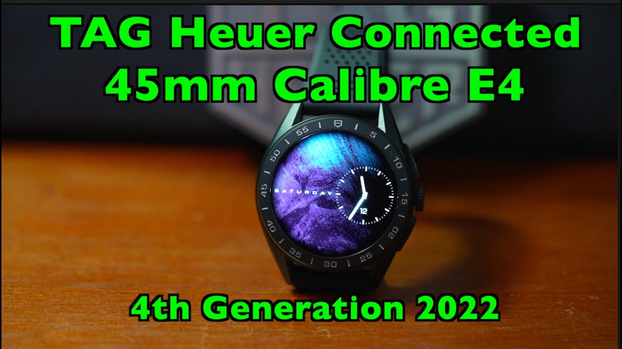 TAG Heuer 45mm Connected E4 Black titanium Initial Impressions