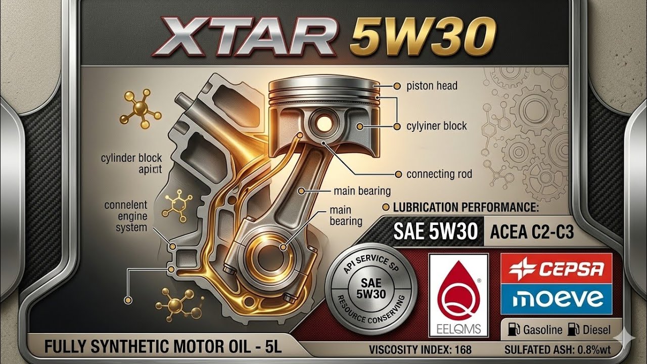 CEPSA XTAR ECO 5 W 30 API SP C2 C3 